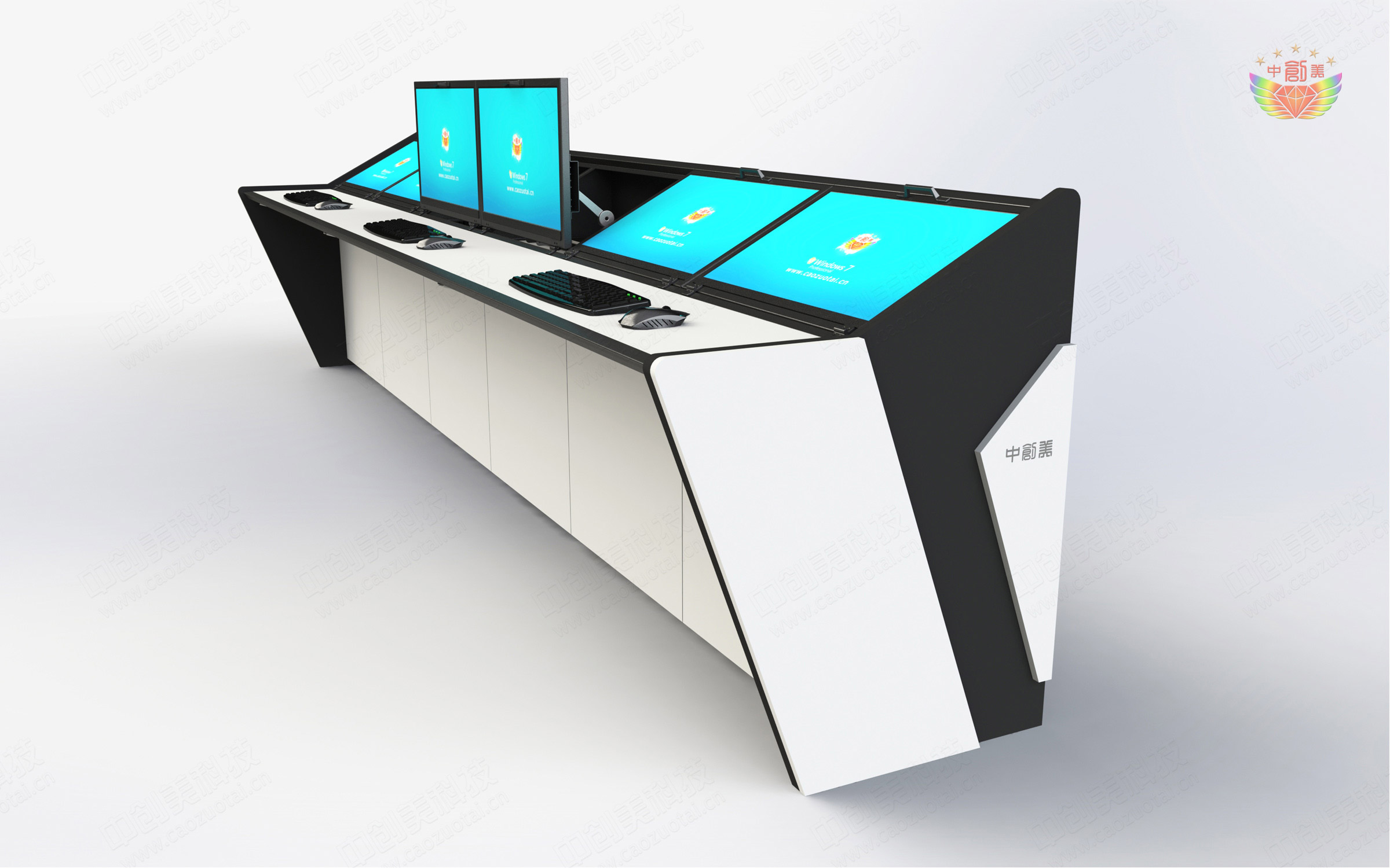 斜面操作臺圖片