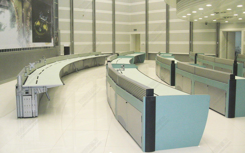 北京首都機(jī)場三號航站樓指揮中心控制臺項(xiàng)目照片